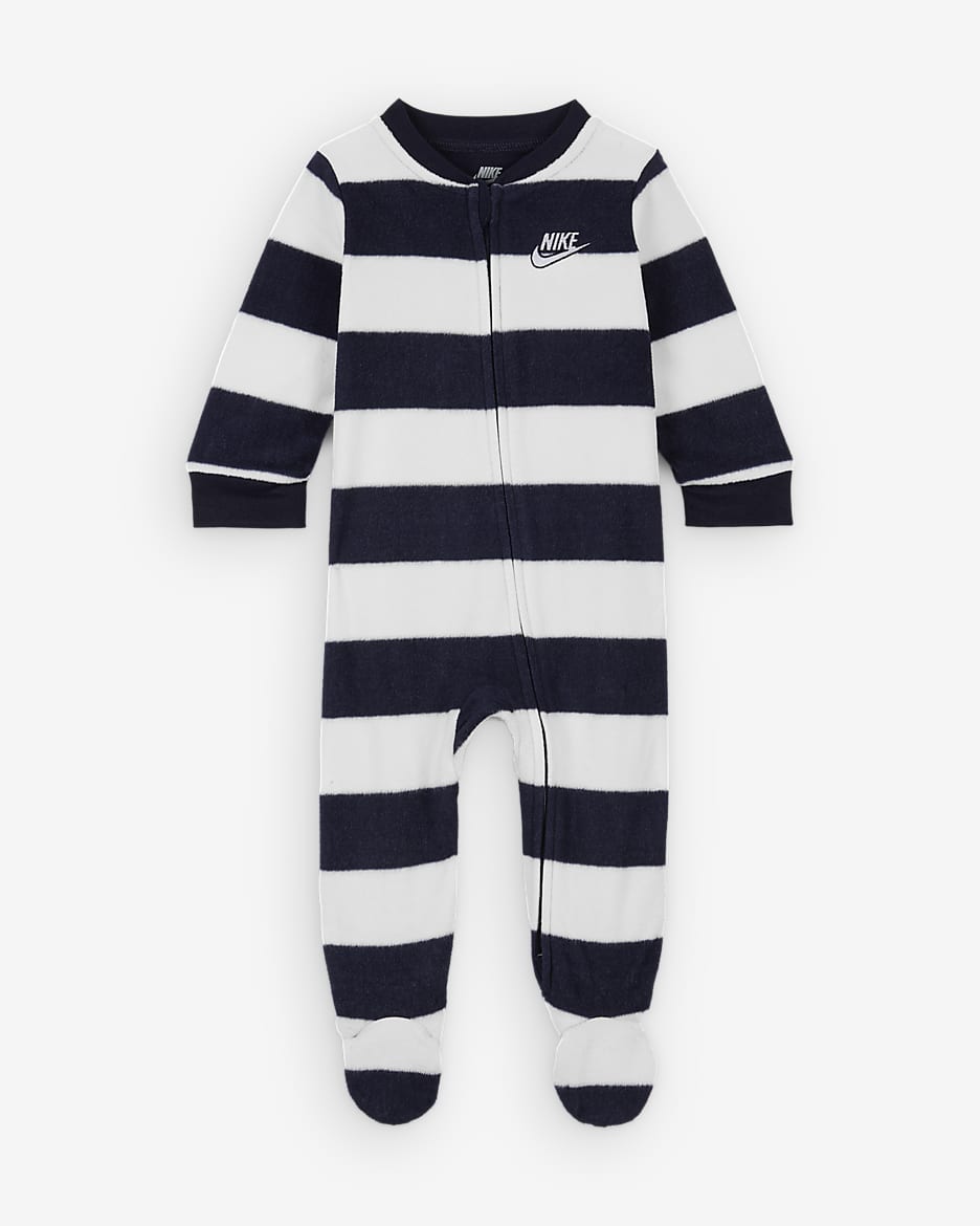 Nike Sportswear Club Baby 0 9M Microfleece Footed Coverall